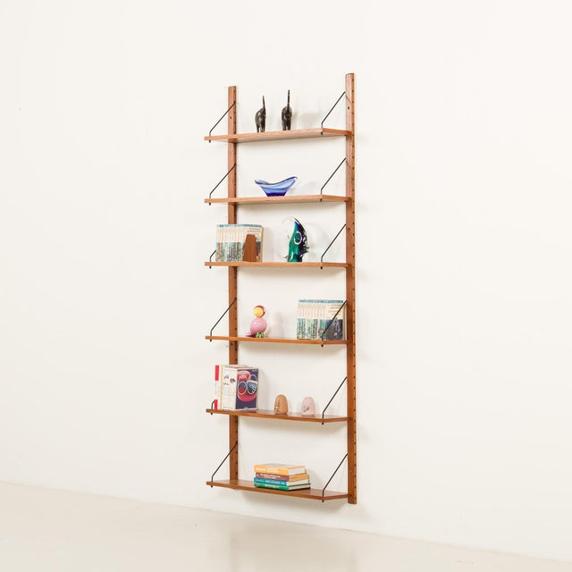 Danish Teak Shelving Unit in the style of Cadovius, 1960s For Sale - Image 10 of 10
