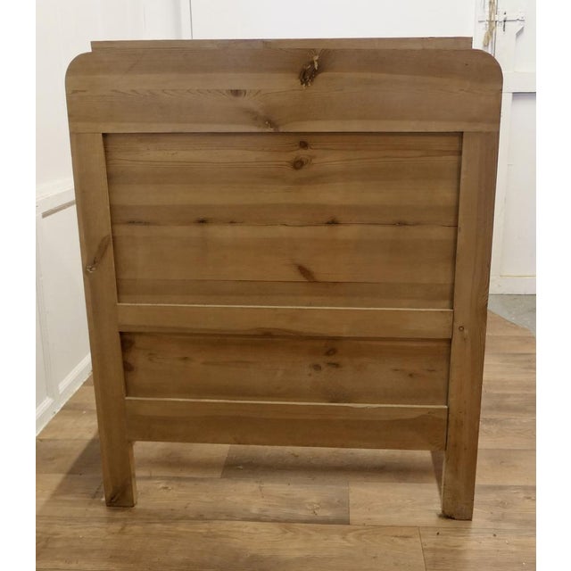 Wood French Pine Single Sleigh Bed For Sale - Image 7 of 11