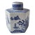 Andrea by Sadek Blue & White Porcelain Tea Canister or Vessel For Sale