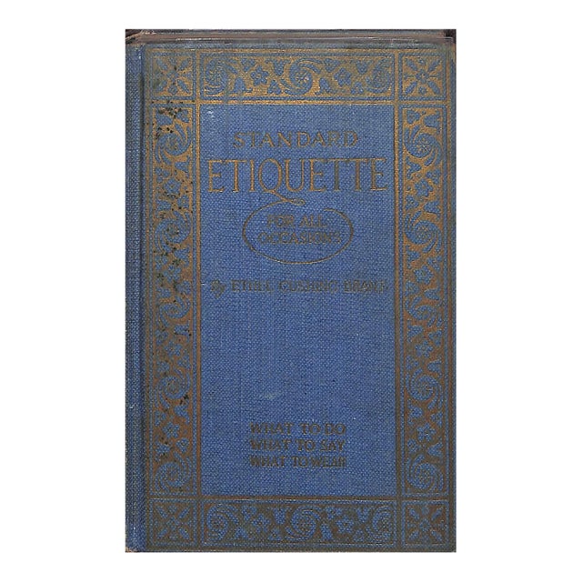 "Standard Etiquette for All Occasions" 1925 Brant, Ethel Cushing For Sale
