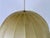 Beige Mid-Century Round Cocoon Pendant Lamp, 1960s, Italy For Sale - Image 8 of 10