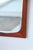 Vintage Danish Teak Trapezoidal Mirror, 1960s For Sale - Image 4 of 11