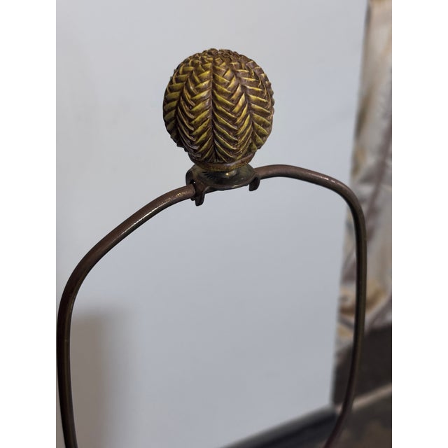 24” tall table lamp x 8.5” diameter to the base from foot to top of stem. Comes with 12” harp, but without shade - black...