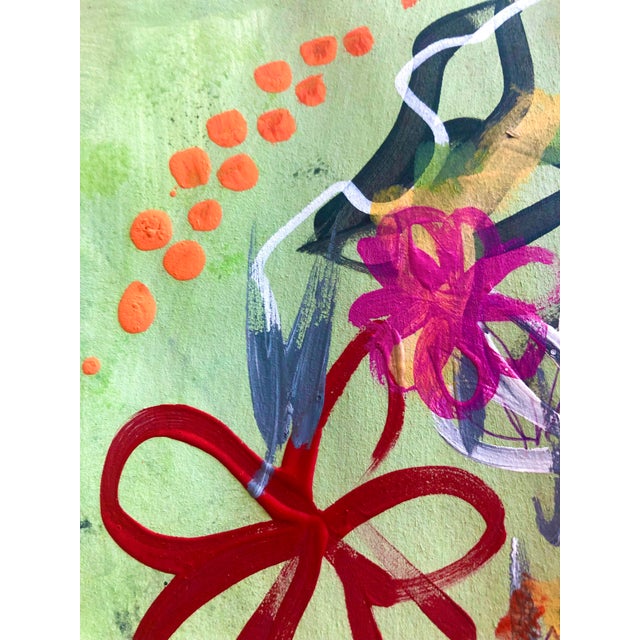 Contemporary “Little Garden” Contemporary Original Painting by Cassandra Auker For Sale - Image 3 of 7