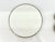 Blue Vintage Blue & White Porcelain Coaster Set With Pierced Metal Tray, Blue Onion Style Barware Set For Sale - Image 8 of 9