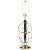Mid-Century Modern Sculptural Atom Mixed Metal Lamp For Sale