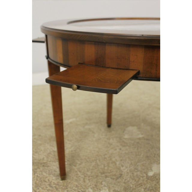 Round French Louis XVI Style Marble Top Center Table For Sale In Philadelphia - Image 6 of 13