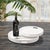 Wood White Lacquer Round Wood Tray Set For Sale - Image 7 of 11