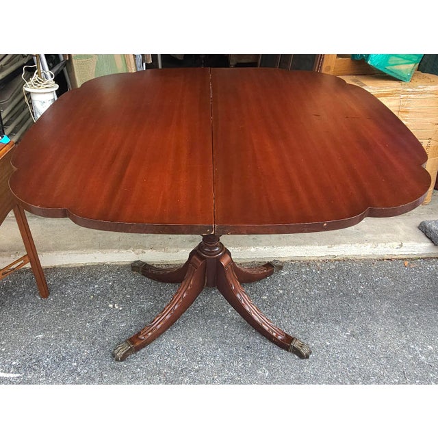Traditional Early 20th Century George III Mahogany Fold-Top Card / Game Table Console Table For Sale - Image 3 of 11