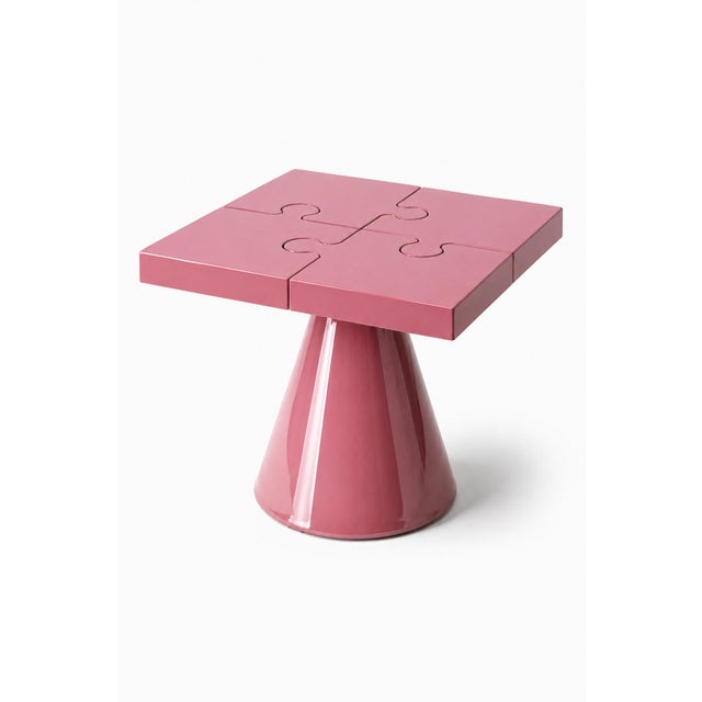 Not Yet Made - Made To Order Popzlle Side Table in Pink Lacquer by Alexandre Ligios For Sale - Image 5 of 11