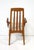 Wood Teak Upholstered Dining Chairs 2 Arm 2 Sides in the Style of Danish Modern For Sale - Image 7 of 17