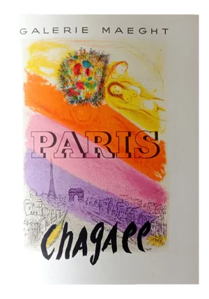 Exposition Maeght Paris Lithograph by Marc Chagall, 1959
