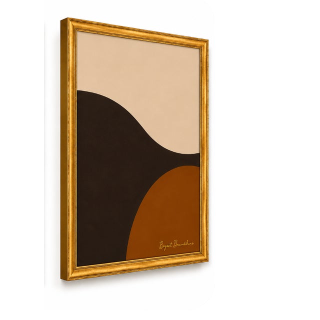 Mid-Century Modern Quiet Terrain Modern Painting, Framed by Bryan Boomershine For Sale - Image 3 of 10