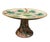 Bring a touch of classic botanical charm to your space with this vintage majolica pedestal dish. Crafted with dimensional...