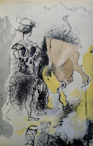 Georges Braque, Torero, Color Lithograph, 1955