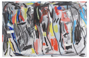Erez Yardeni, Untitled II Abstract Composition, 2010, Mixed Media, Framed