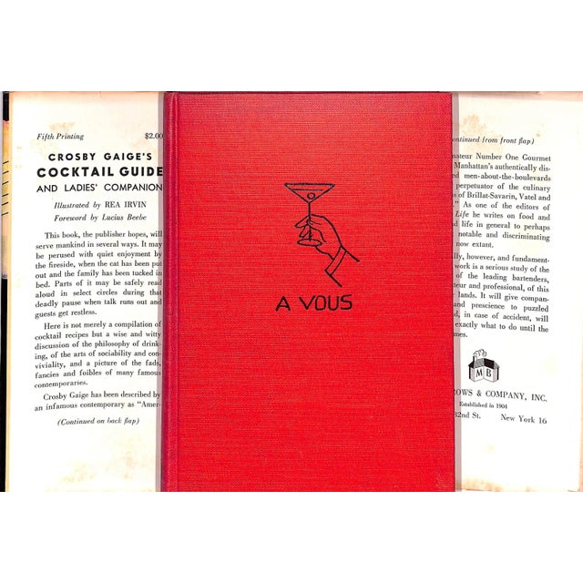 GAIGE, Crosby Foreword by Lucius Beebe [223] pp. M. Barrows and Company 1946 Fifth Edition 8 1/4" x 5 3/4" *chipping to...