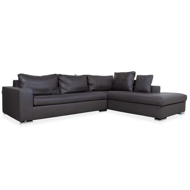 Halma Leather Corner Sofa from La Nuova Casa For Sale - Image 14 of 14