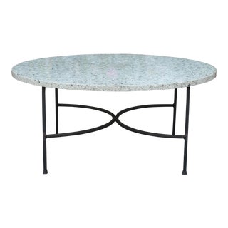 Italian Marble Top Coffee Table For Sale