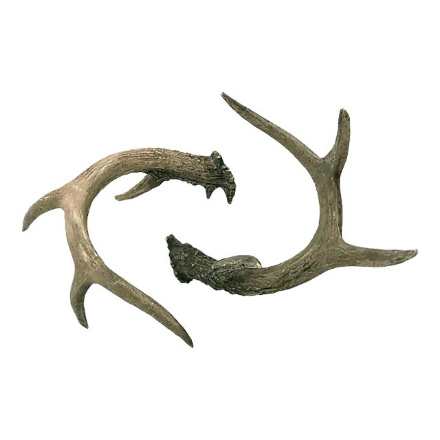 Vintage Faux Antlers, Pair For Sale