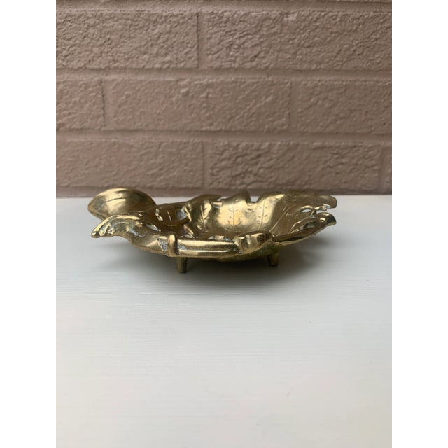 Vintage English Country Cast Brass Hunt-Themed Catchall Bowl For Sale In South Bend - Image 6 of 7