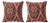 Bohemian Turkish Kilim Pillow Cover 16'' X 16'' - Set of Two For Sale