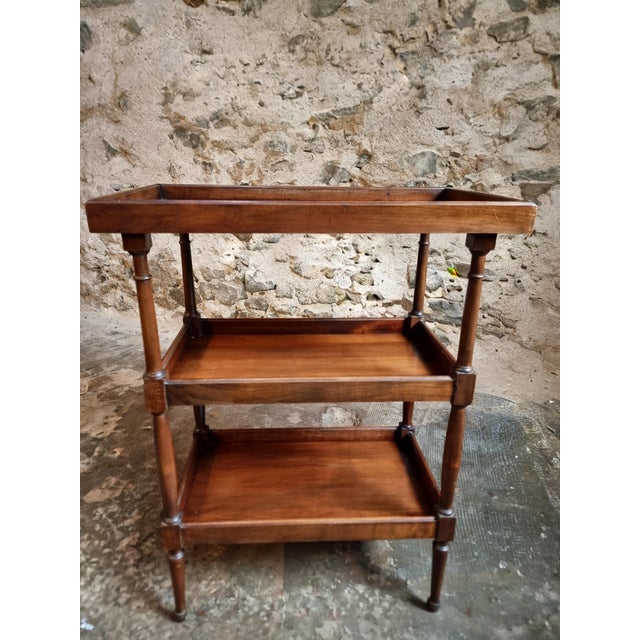 Vintage French Cherrywood Shelf, 1920s For Sale - Image 12 of 12