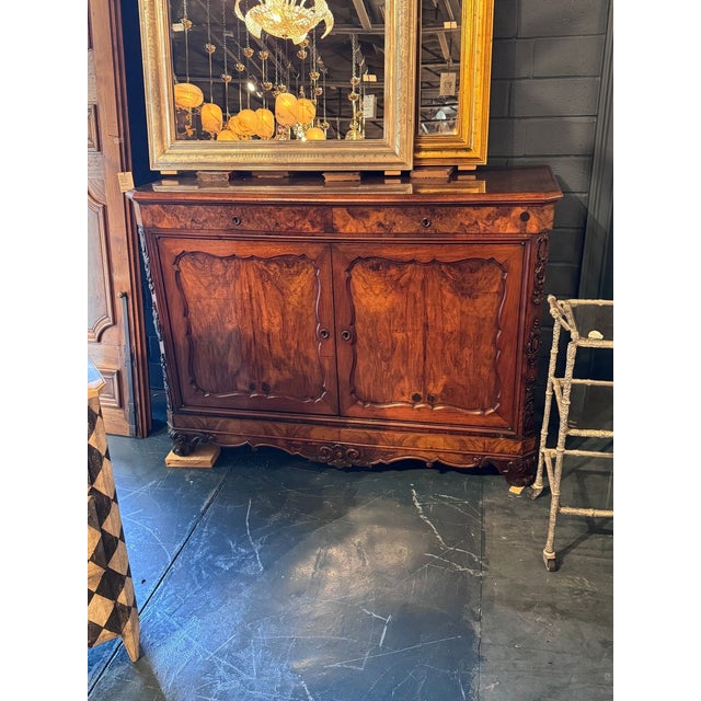 19th C. French Walnut Buffets For Sale - Image 4 of 7