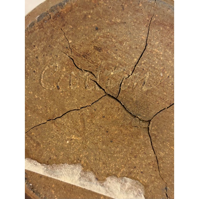 American Studio Ceramic Vase With Cane Wrapping, by F. Carlton Ball For Sale In Miami - Image 6 of 6