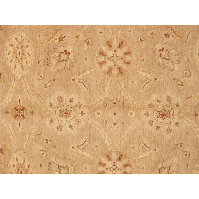 Contemporary Pasargad Home Sultanabad Lamb's Wool Area Rug, 8'10" X 11' 2", Camel For Sale - Image 3 of 7
