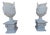 Greek Style Cast Iron Garden Urns, 1950, Set of 2 For Sale