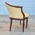 Wood 2003 Southwood Hickory Nc Sheraton Inlaid Mahogany 5 Leg Barrel Tub Chair Arm Chair For Sale - Image 7 of 16