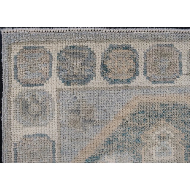 Turkish Oushak Rug 2'3" x 3'2" For Sale - Image 4 of 6