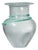 Mint-Green Bubbles Art Glass Athena Vase by Monica Backström for Kosta Boda, 1989 For Sale