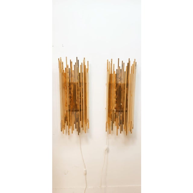 Vintage Wall Light in Brass, 1960s For Sale - Image 12 of 18