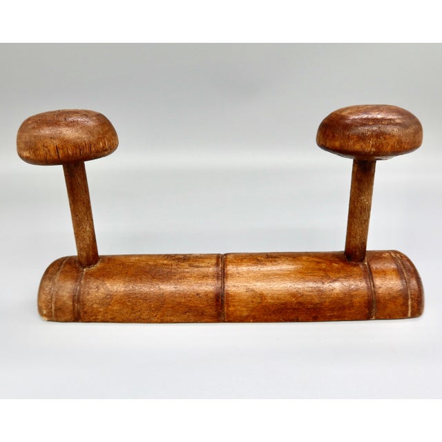 Antique French Faux Bamboo Wall Rack For Sale - Image 4 of 9