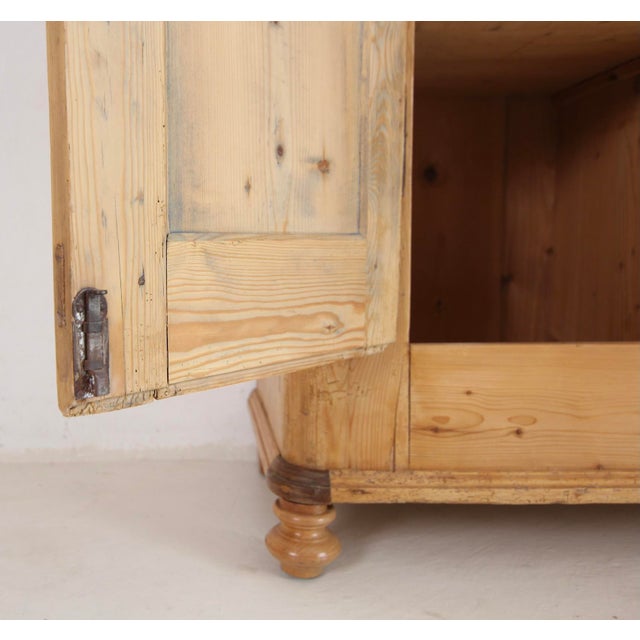 Light Yellow 19th Century Softwood Cabinet For Sale - Image 8 of 18