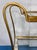 Modern Century French Modern Gold Leaf Finished Bar Cart, Attributed For Sale - Image 3 of 8
