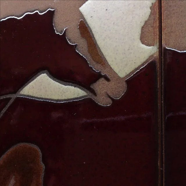 Beautiful slip glazed tile composition with horses. We always accept reasonable offers. Before it's gone forever.