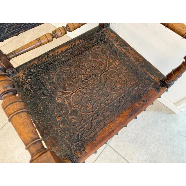 Wilhelminian Style Fireside Armchair For Sale - Image 10 of 11