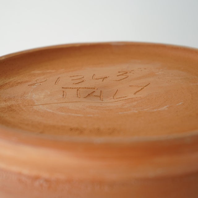 Vintage Italian Terracotta Ceramic Amphora Vase For Sale - Image 10 of 11