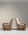 1970s Brutalist Cream Wood Pair of Club Chairs For Sale - Image 10 of 13