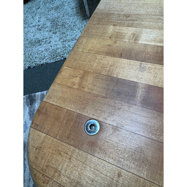 Hannah & Morrison for Knoll International Beech Wood Table For Sale - Image 9 of 12