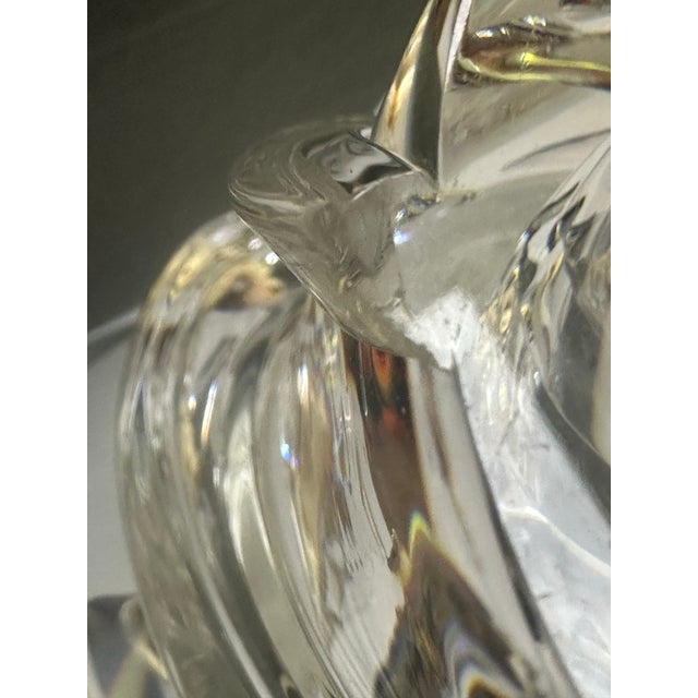 Steuben Vintage 1958 Donald Pollard MCM Art Glass "Whirpool" Vase 11.25" Tall # 8087-St in Original Box For Sale - Image 12 of 18