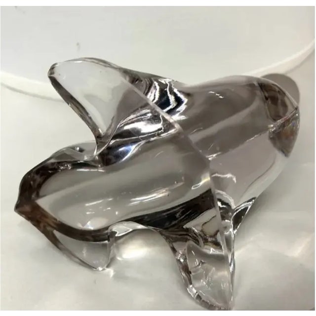 Mid 20th Century Glass Seal Figurine For Sale - Image 5 of 5