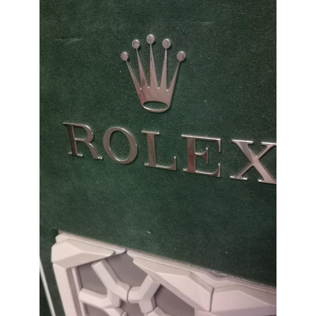 Metal Vintage Advertising Wall Decor from Rolex Watches, 1990s For Sale - Image 7 of 18