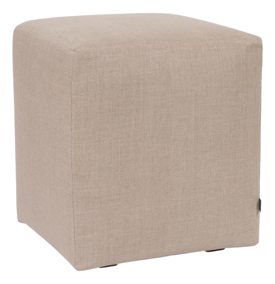 Single cube cushion shown from the side.