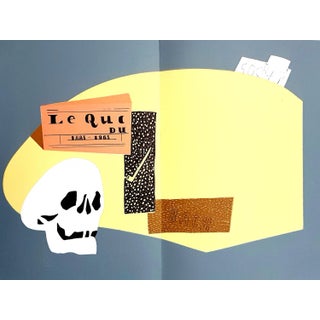 Eduardo Arroyo - Homage to Braque - Original Lithograph 1984 For Sale