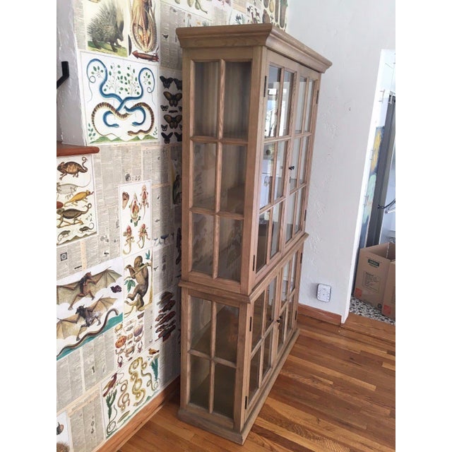 Restoration Hardware Hampton Casement Glass Hutch Chairish