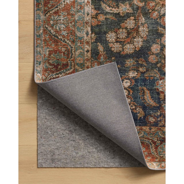 2020s Chris Loves Julia x Loloi Jules Ocean / Spice 2'-6" x 12'-0" Runner Rug For Sale - Image 5 of 5